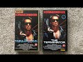 Terminator UK VHS Rental Versus Sell Thru Schwarzenegger Unboxing Video Tape Retro Vintage 80s