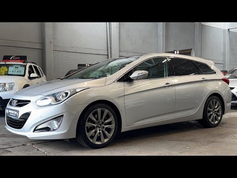 HYUNDAI I40 Estate 1.7 CRDi Premium Automatic Diesel Estate Silver SATNAV+LEATHER+PANROOF (2014/14)