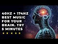 40Hz Mind Pain Relief Binaural Beats Music | 174Hz Healing Frequency Clear Pain From Your Mind