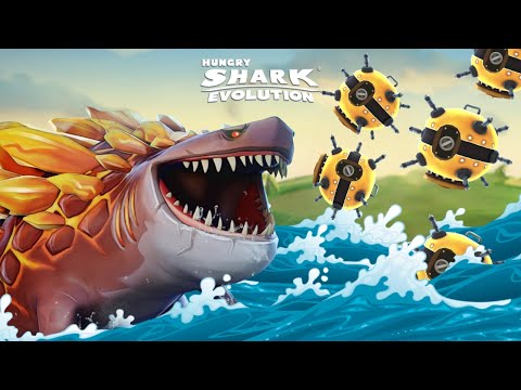 SHARKJIRA NEW LIVE EVENT 2023 (THE MOST MINES DESTROYED) - Hungry Shark Evolution