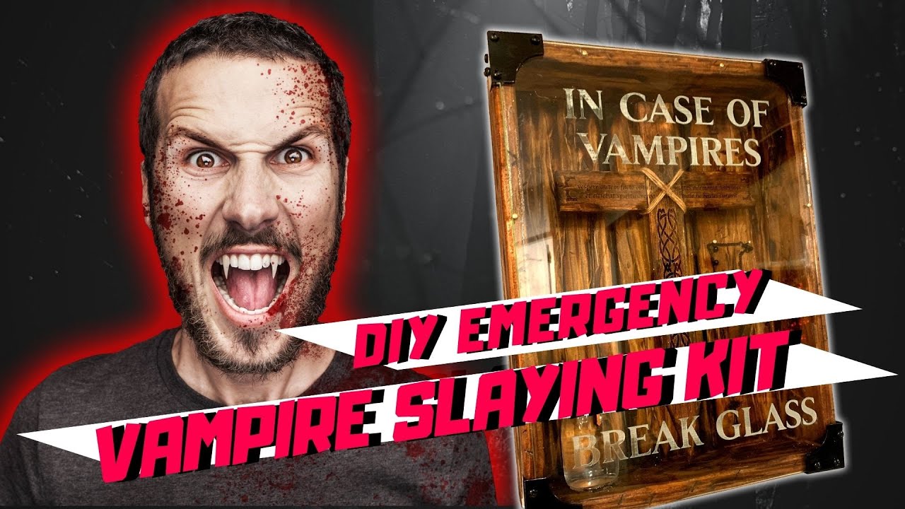 DIY Emergency Vampire Slaying Kit | DIY Halloween Decoration
