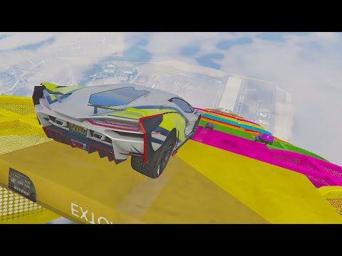 MEGA RAMPA 933.000% IMPOSIBLE ESPECIAL NUEVOS COCHES DLC THE CONTRACT!! - GTA V ONLINE