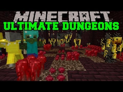 PopularMMOs - Minecraft : ULTIMATE DUNGEONS - Chests, Spawners, Epic Rooms - Mod Showcase