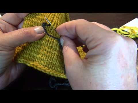 Der Stielstich - Konturen auf Motivpullover sticken