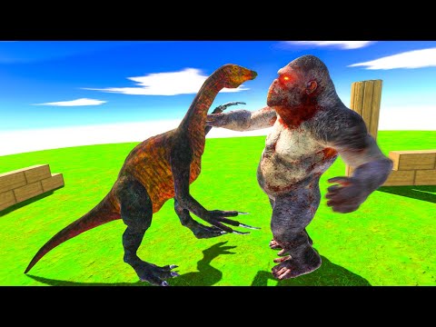 1v1 MUTANT PRIMATES Vs HERBIVORE DINOSAURS + ANCIENT HUMANS | ARBS