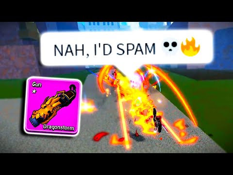 EXTERMINATING Players with New DragonStorm Gun... | Blox Fruits