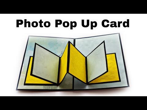 How to Make Cards for Scrapbook | Pop Up Card Tutorial Part - 3