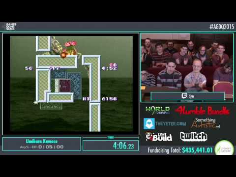 Awesome Games Done Quick 2015 - Part 98 - Umihara Kawase by bjw
