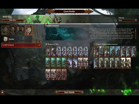 Coeddil Unchained: 🌲👹🌲: Dycha: Quest Battle: WARHAMMER 3 #woodelves   #trending