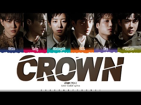 EXO 'Crown' Lyrics (엑소 Crown 가사) [Color Coded Han_Rom_Eng] | ShadowByYoongi