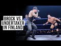 Brock Lesnar Battles The Undertaker In Rare WWE Title Match From Finland From The WWE Vault