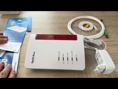 AVM FRITZ!Box 5530 Fiber (Fiber optic modem with 2x2 Wi-Fi 6 (WLAN AX) Unboxing and manual