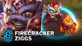 Firecracker Ziggs Skin Spotlight - Pre-Release - PBE Preview - League of Legends