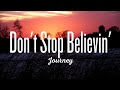 Don't Stop Believin' - Journey (Lyrics)
