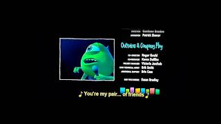 Monsters Inc (2001) End Credits Part 2 Company Pla