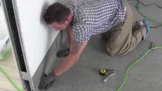 Linoleum mit Hohlkehlen (Hochzug)