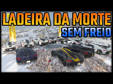 Forza Horizon 4 - LADEIRA DA MORTE SEM FREIO de KOENIGSEGG JESKO