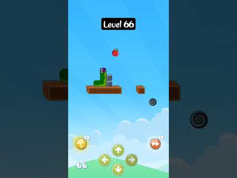Conquer Level 66 : Snake Worm Apple🐍🍎 #shorts #games @GameWala_Official