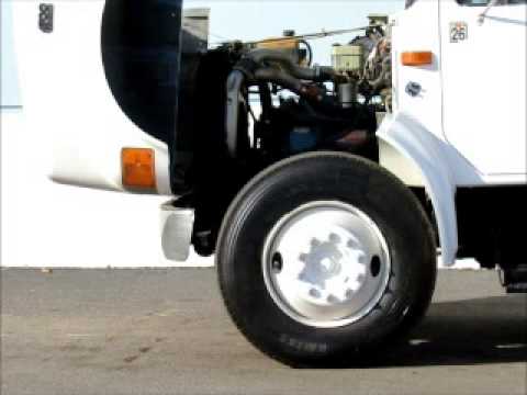 Sold! International Navistar 4700 T444E 190 HP Diesel 7 Yrd Dump bidadoo.com