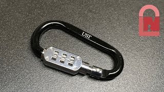 UST Carabina Combination Lock Decoded