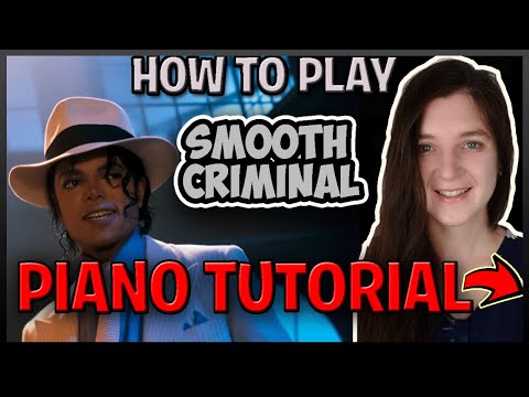 How To Play "SMOOTH CRIMINAL" by Michael Jackson - Easy Piano (Synthesia) [Piano Tutorial] [HD]