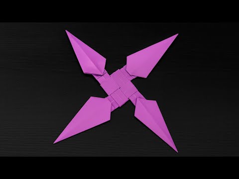 How to Make a Paper Kunai Shuriken – Easy Origami Ninja Star!