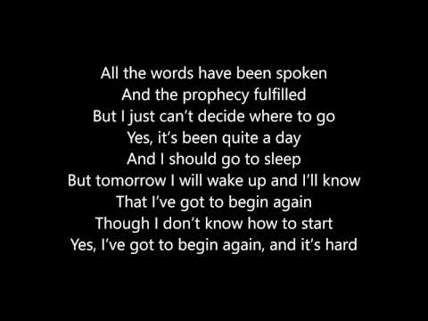 Got To Begin Again - Billy Joel