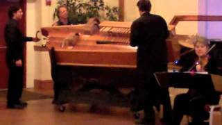 "Goat Dance" with giant hurdy gurdy