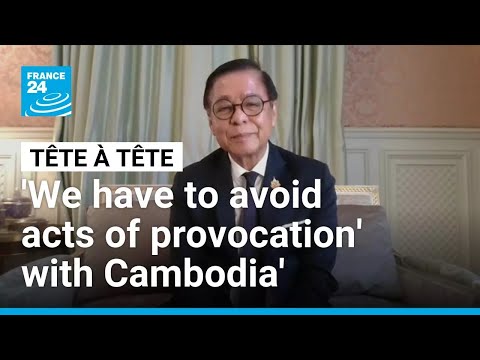 'We have to avoid acts of provocation' with Cambodia, Thai FM says • FRANCE 24 English