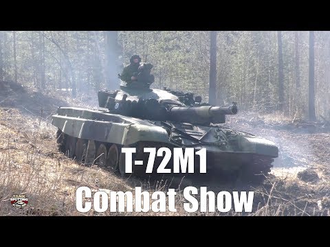 T-72 Tank Platoon Combat Show Short, First Set - Kevätsawutus 2017 - Parola Armour Museum [4K UHD]
