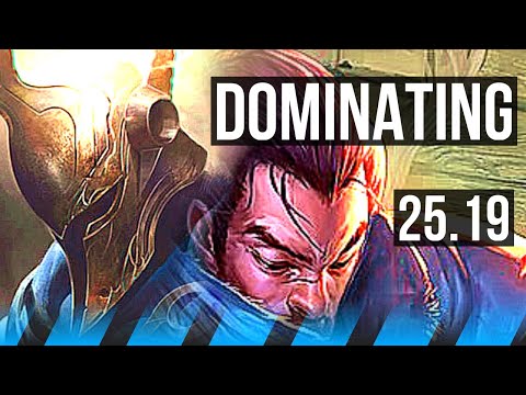 PANTHEON vs YASUO (MID) | 8 solo kills, Dominating | KR Master | 25.19