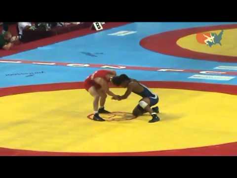 2011 Worlds Freestyle 60kg - Franklin Gomez (PUR) vs.Ri Jong Myong (PRK)