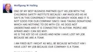 Road to Newtown - Wolfgang Speaks Out