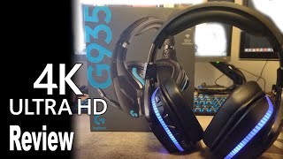 Logitech G935 Wireless Headset Unboxing and Review [4K]