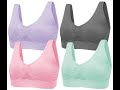 4 Pack Women S Seamless Wireless Cooling Unpadded Comfort Bra