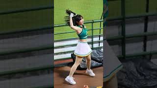 【台湾チア】　Wingstars練習生毛毛　杜家明應援 #wingstars #台鋼雄鷹#cheerleader