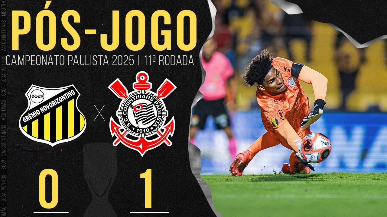 NOVORIZONTINO X CORINTHIANS 🔴 AO VIVO | CAMPEONATO PAULISTA 2025