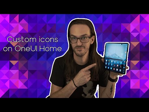 How to use custom icons on OneUI Home (Z Fold and Z Flip Series)