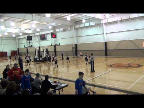 5th Grade Michigan Cagers - Cage Fieldhouse 2014 Presidents Cup Tournament vs CCE, 1st Half