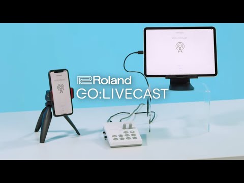 Live Stream with Your iOS and Android Devices with Roland GO:LIVECAST Livestreaming Studio