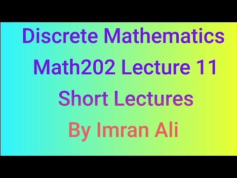 Math 202 – Discrete Mathematics | Short Lecture 11 Part2 | Relations | Virtual University