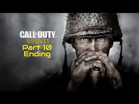 CALL OF DUTY WW2 GAMEPLAY WALKTHROUGH Part 10 ENDING: Campaign Mission 11: RESCUE [1080p HD PS4 Pro]