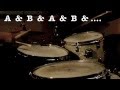 Learn to play drums : The very first step! 