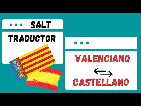 Cómo traducir un TEXTO o PDF del español al valenciano | Traductor castellano valenciano | SALT