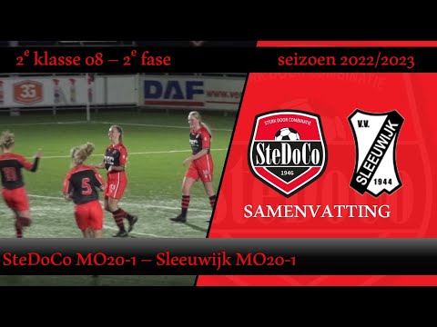 Samenvatting SteDoCo MO20-1 - Sleeuwijk MO20-1