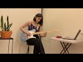 Olivia Rodrigo - DEJA VU (guitar loop cover)