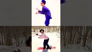 船頭のやつ boat boy dance 雪の上で再現してみた【サカナクション夜の踊り子を添えて】