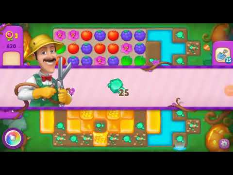 Gardenscapes level 820 no boosters.