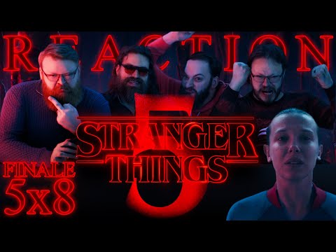 Stranger Things 5x8 FINALE REACTION!! "The Rightside Up"