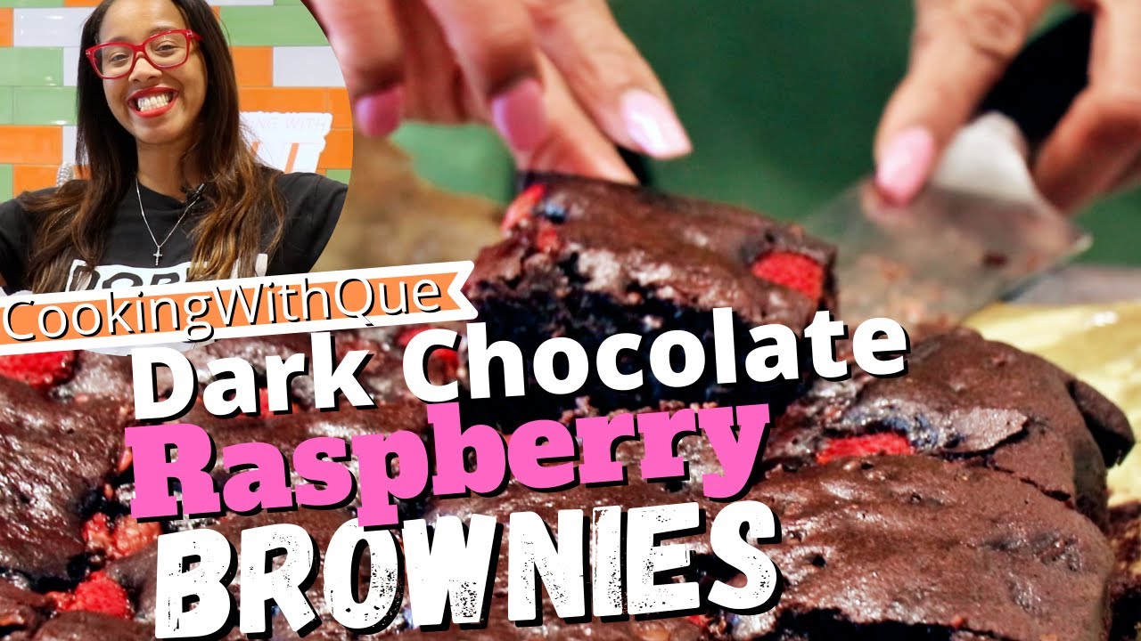 Dark Chocolate Raspberry Brownie